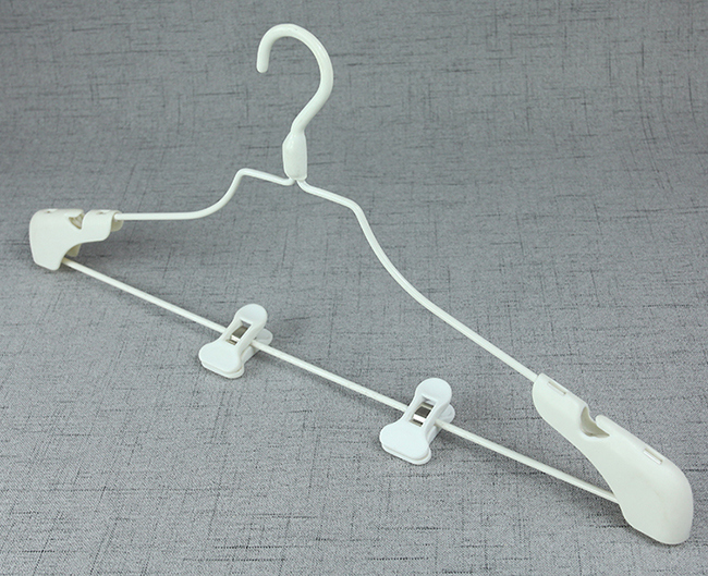 High Quality Metal Clothes Hanger with Non-Slip Shoulders and Clips