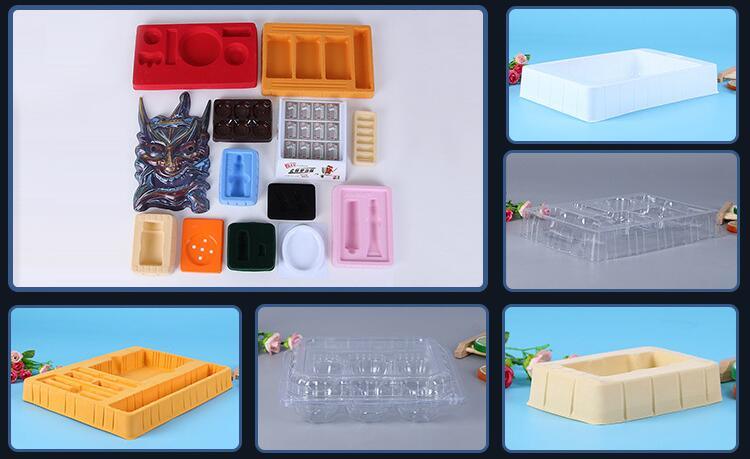 PS Flocking Plastic Tray Packing