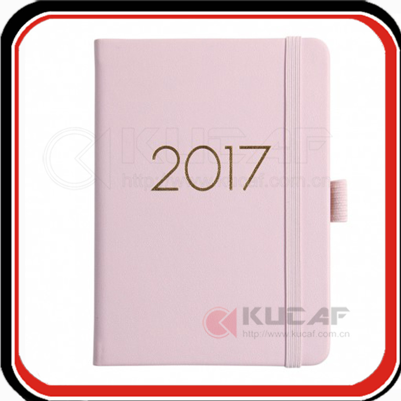 Custom Glitter Edge Note Book A5 Diary 2018