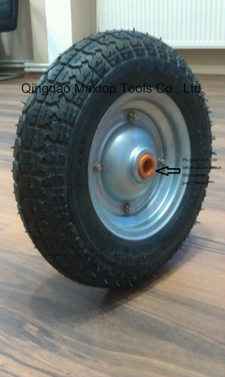 Air Rubber Wheel Wheelbarrow Tyre with Reach PAHs Certificate