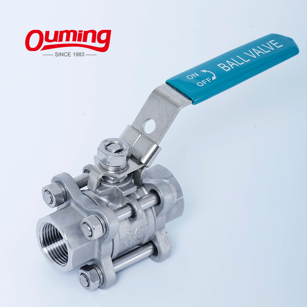 API 607 High Quality Safety Float Forged Stainless Steel 3PC Ball Valve