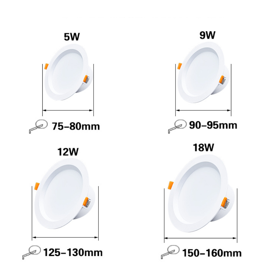 LED Downlight/ Recessed Light/Ceiling Light/ 5W/ Dimmable/White/Ce/RoHS