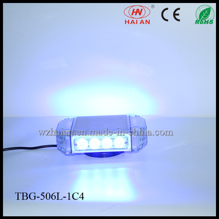 Blue LED Low-Profile DC 12V Security Mini Lightbar