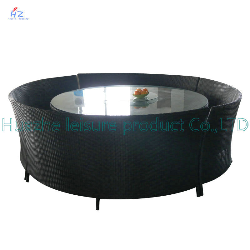 Hot Sale Sofa Outdoor Rattan Furniture with Chair Table Wicker Furniture Rattan Furniture for Outdoor Furniture with Tea Table