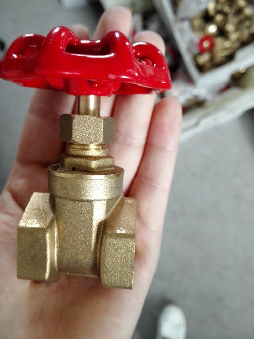 Brass Control Gate Water Valve with Iron/Aluminum Handle (YD-3006)