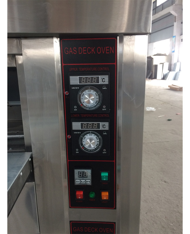 Factory Price Bakery Deck Gas Oven Double Decks Oven