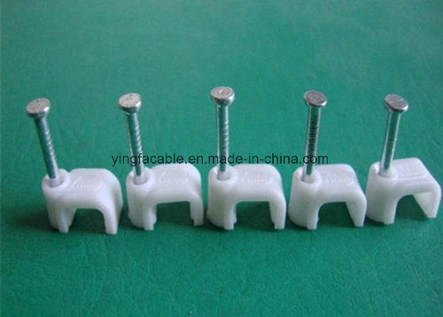 Steel Nail Plastic Holder Clips Used for Fixing Wire