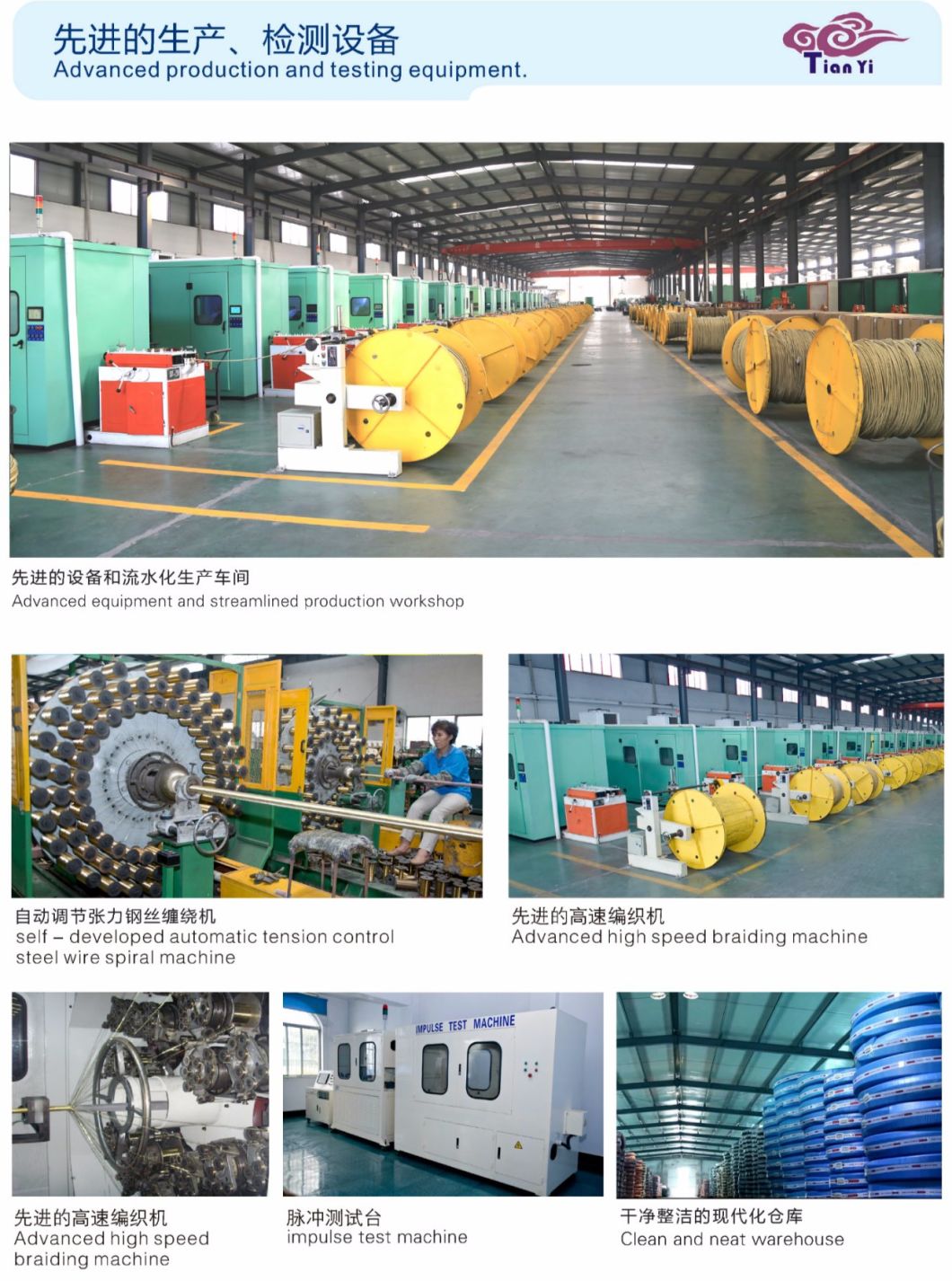 Steel Wire Braid Spiral Hydraulic Rubber Hose, Air Hose, Flexible Hose Pipe, EPDM Steam Tube, Industrial Tubing, High Pressure Hose Fitting Couplings