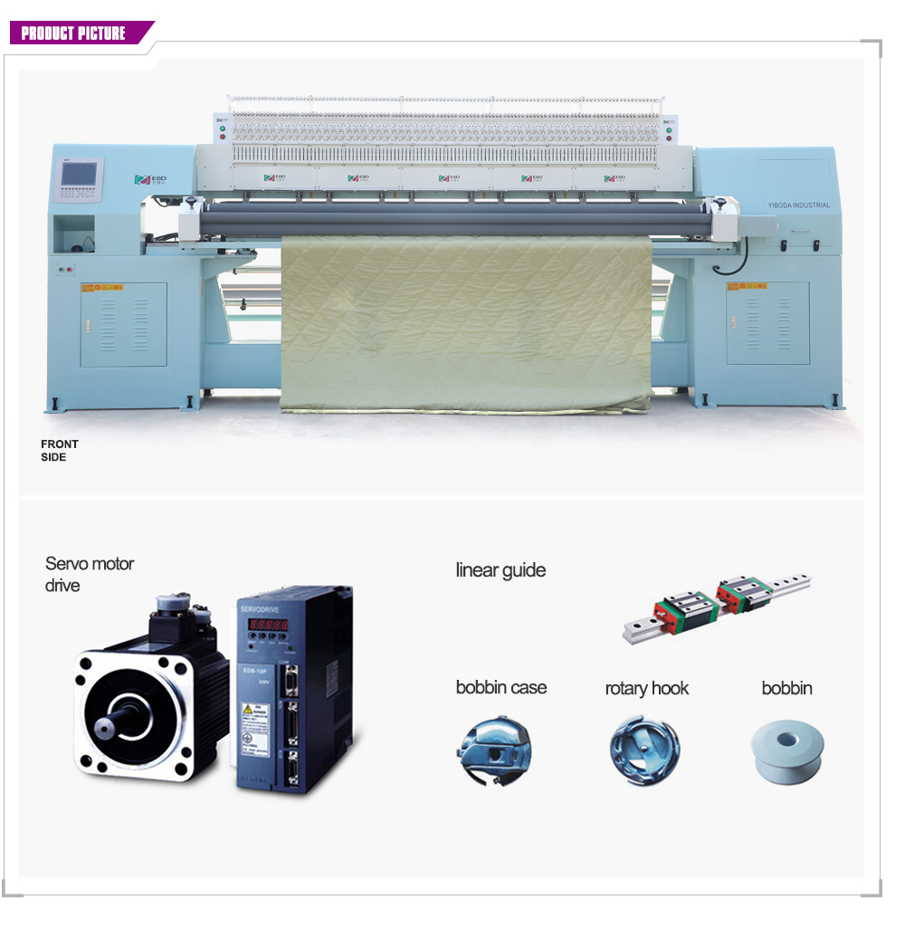 Computerized Rotary Shuttle Multi-Needle Quilting Machine110-6