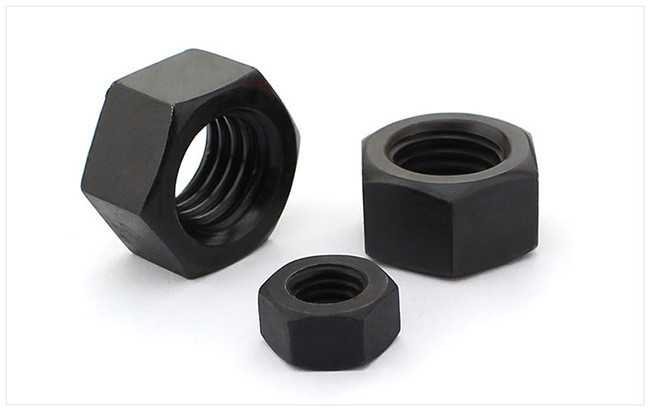 DIN 934 Grade 8.8 Black Hexagon Head Heavy Hex Nut