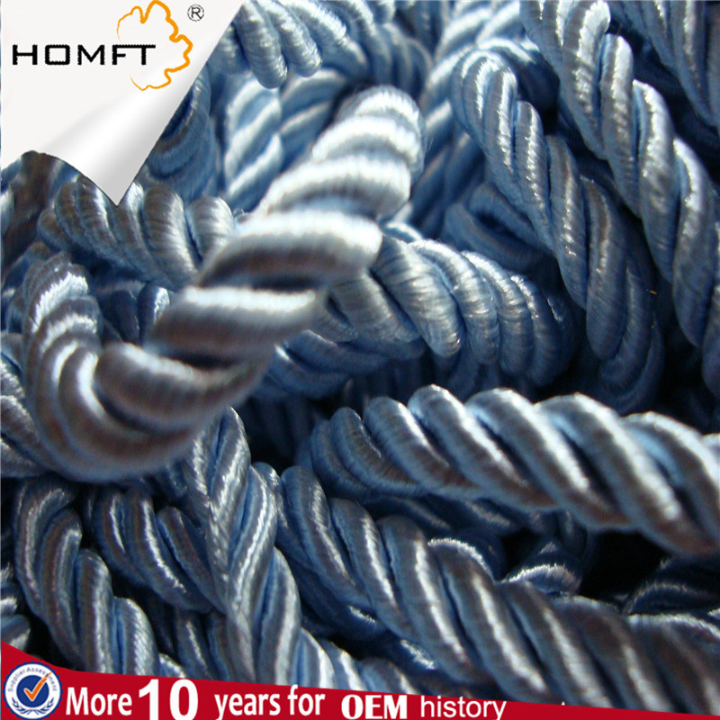 Â  High Quality Round Nylon String Braided Rope/Cord for Paper Bag