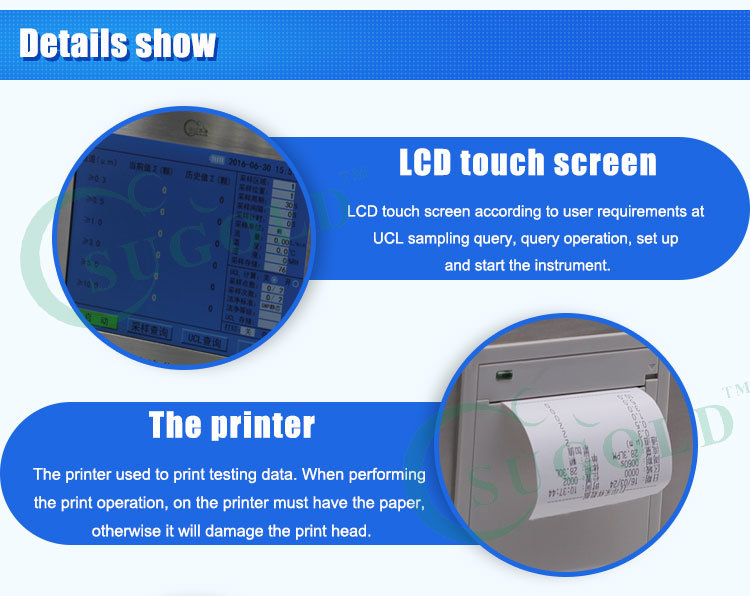 Y09-310acdc Battery Operated 28.3L/Min Laser Particle Counter