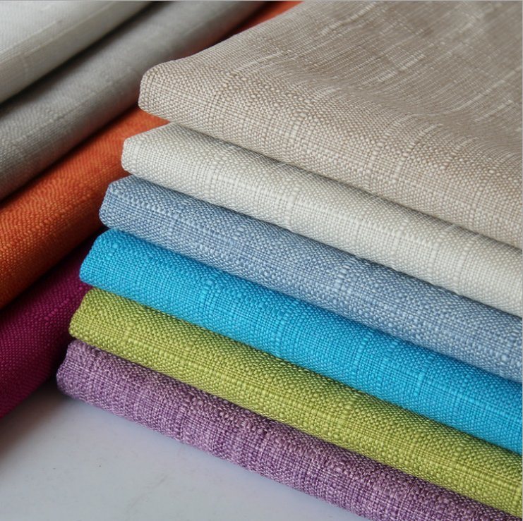 Hot Sale Upholstery Shrink Resistant Plain Sofa Fabric Home Textile