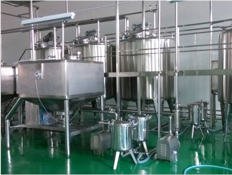 Food Sanitary Stainless Steel 1000L Milk Emulsifier Tank