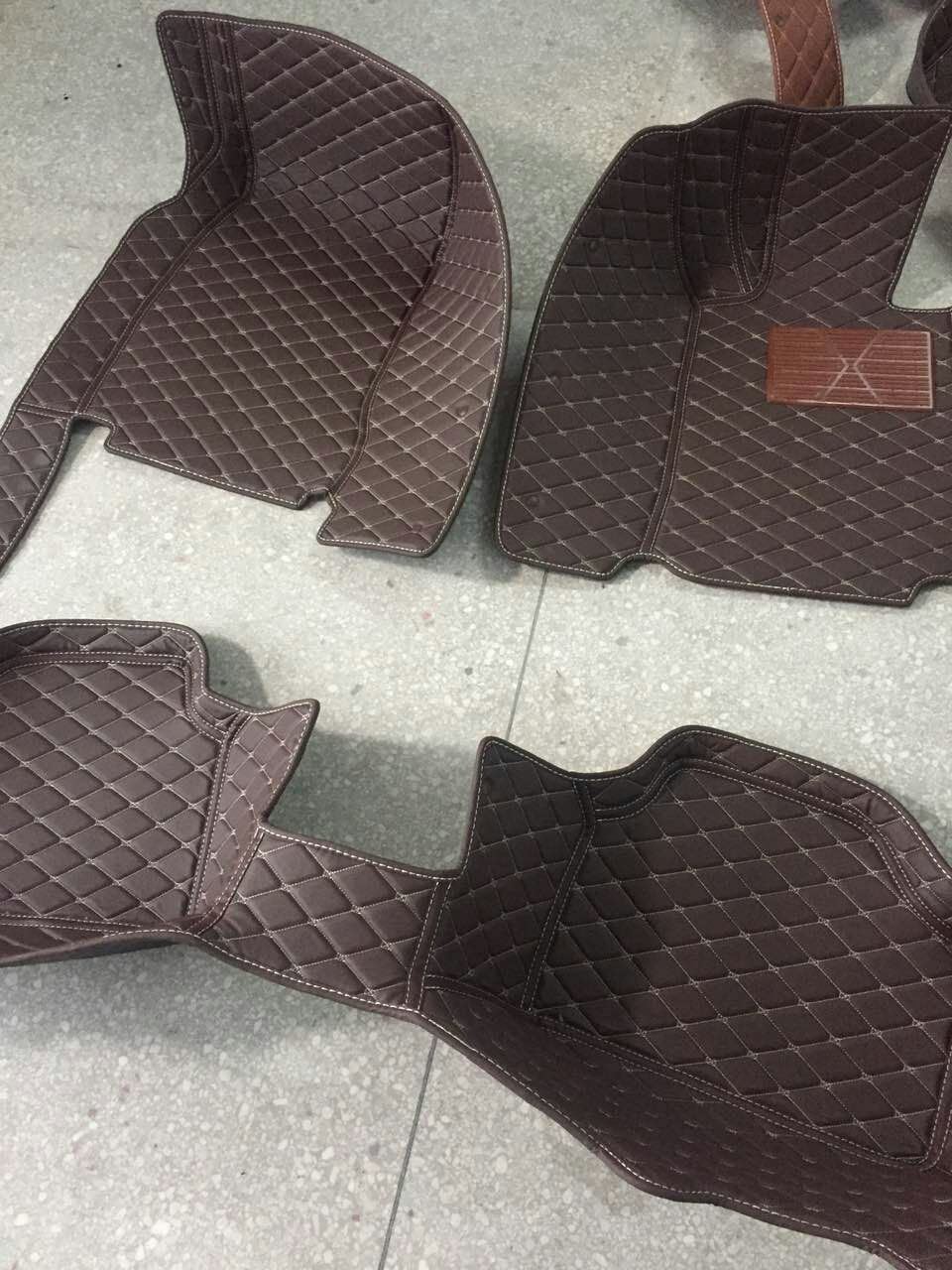 Leather 5D Car Mats for Audi/Honda Right Hand Driver Car