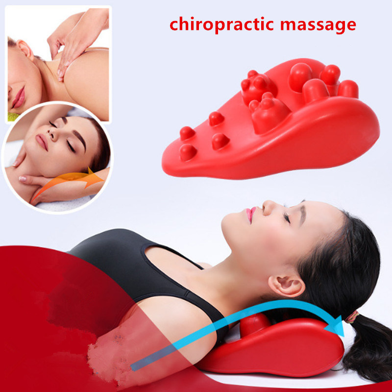 Neck Traction Trigger Point Massage Pillow Myofascial Release Physical Therapy