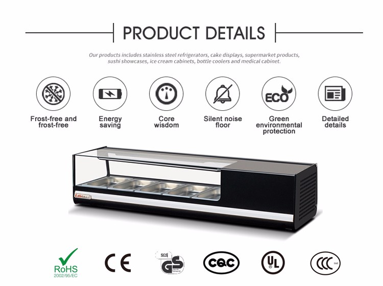 Витрина суши 1200мм 1200mm sushi showcase