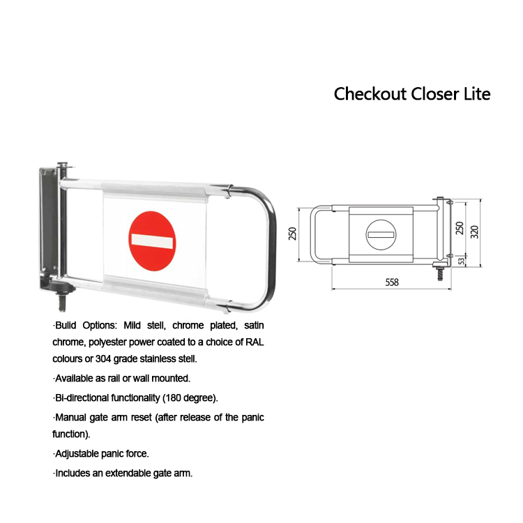 Supermarket Turnstile Entrance Gate