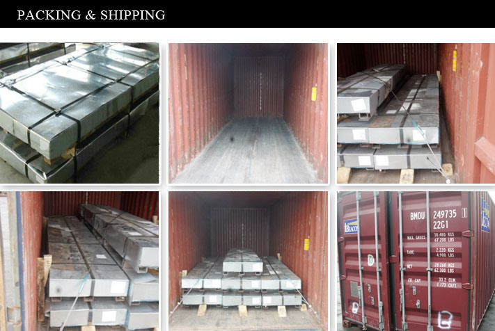 Hot DIP Corrugated Galvanized Steel Roofing Tile / Sheet