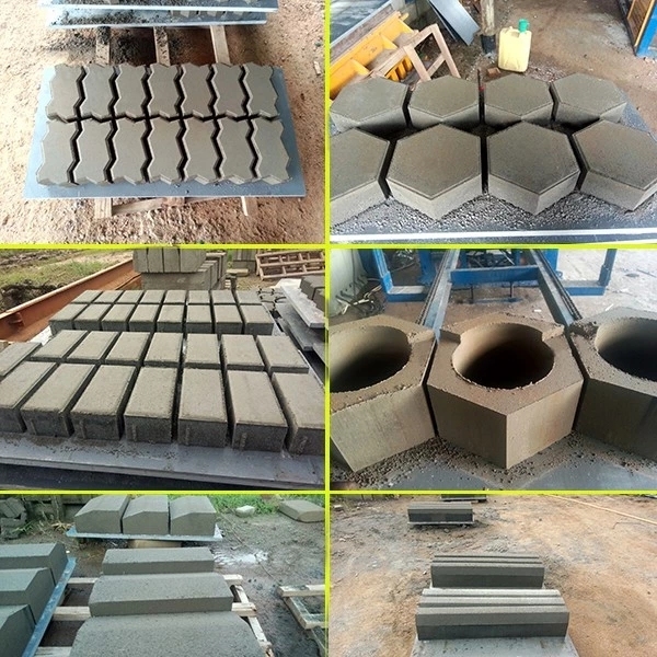 Building Material Qt10-15 Cement Block Making Machine / Interlocking Brick Machine