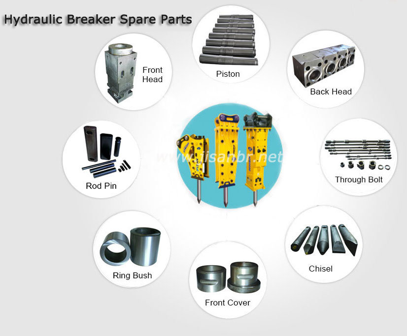 Hydraulic Breaker Spare Parts Rock Breaker Parts Main Body