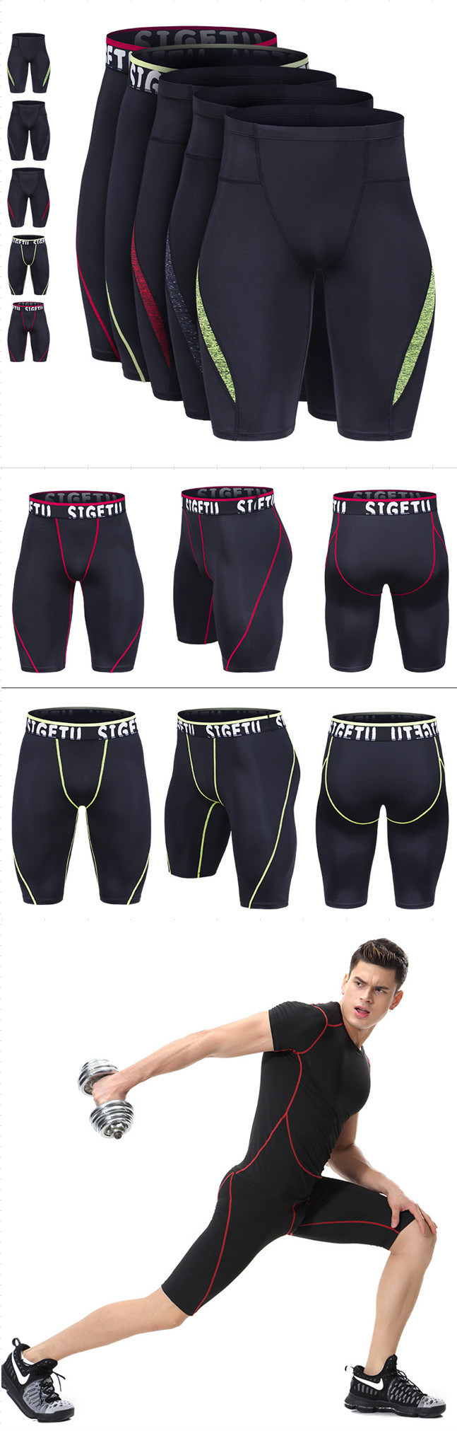 Asia Good Quality Gym Fitness Quick Dry Legging Sports Shorts