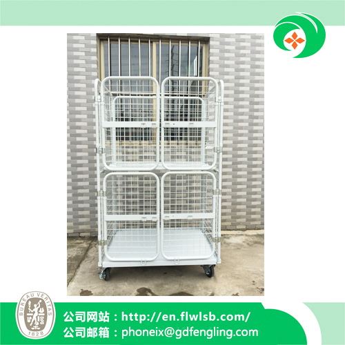 Foldable Roll Cage for Warehouse Storage by Hand with Ce