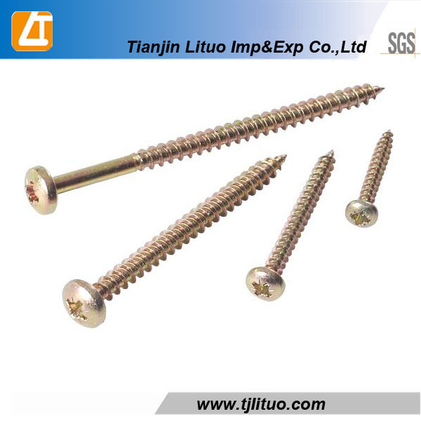 Good Price Quality DIN 7505 White Zinc Chipboard Screws