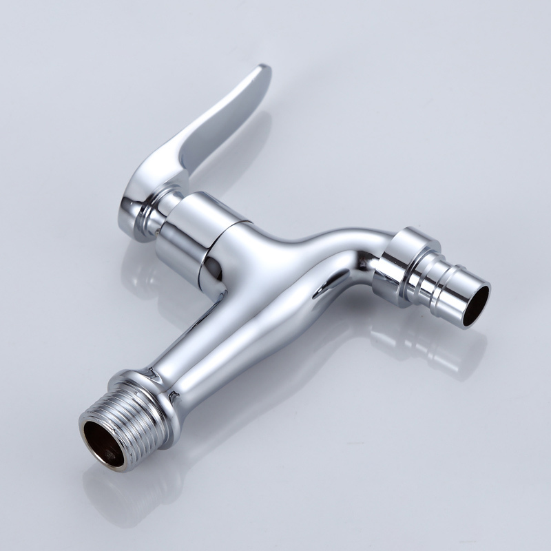 China Bathroom Fittings Best Price ABS Single Handle Chrome 3 Way/2 Way Zinc Alloy Polo Water Bibcock Taps