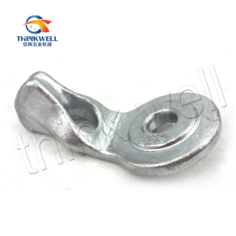 Forged Steel Electric Power Fitting Single Strand Angle Eyelet