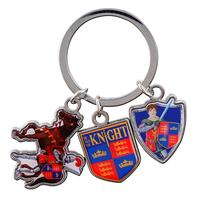 New Fashion Zinc Alloy Animal Blank Keychain for Promotion