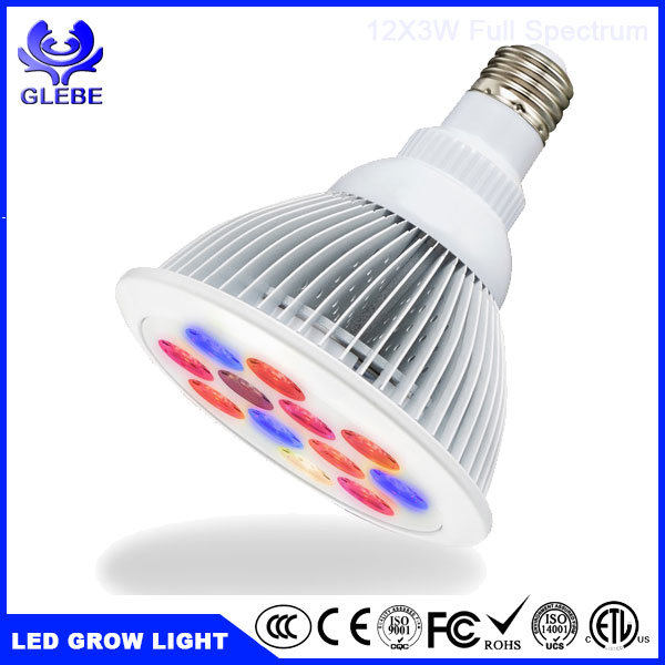 Full Spectrum 12 LED Bulb Grow Light PAR38 LED Plant Light