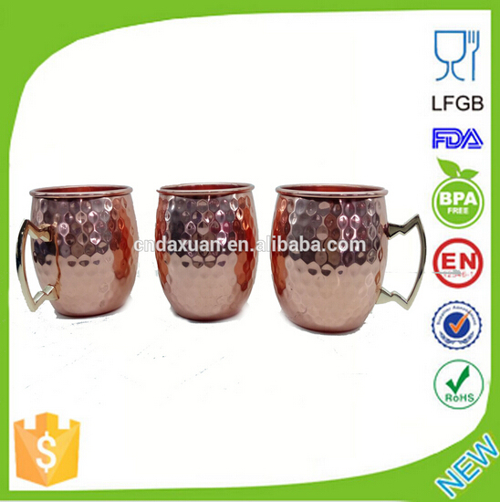 Moscow Mule Stainless Steel Copper Drinking Mugs Dn-903A