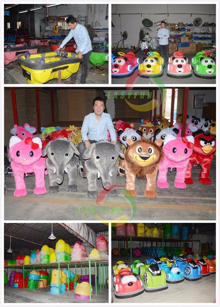 Factory Price Entertainment Stuffed Animal Electric Ride on Furry Animal