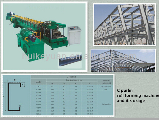 C Z U Channel Metal Stud and Track Roll Forming Machinery