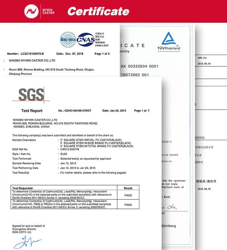 6 Inch Swivel High-Temp Resistance Phenolic Caster