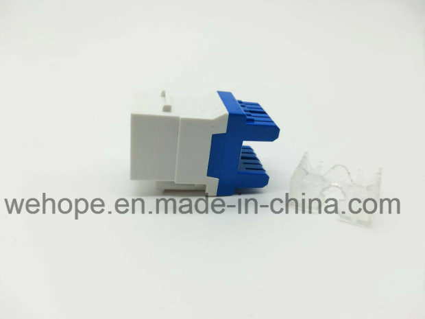 Screw Terminal Type Keystone Jack Cat5 Blue&White