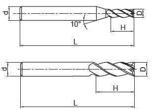 Spiral Cutter Bits Cemented Carbide Cutter Woodworking Tools