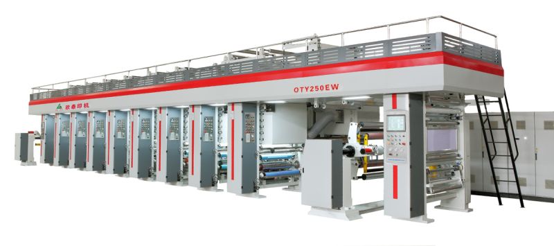 Plastic Film Rotogravure Printing Machine High Speed