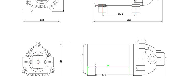 DC & AC RO Water Filter Pump