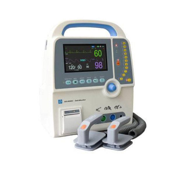 FM-8500c Hospital Portable Aed Automated External Biphasic Defibrillator with Monitor