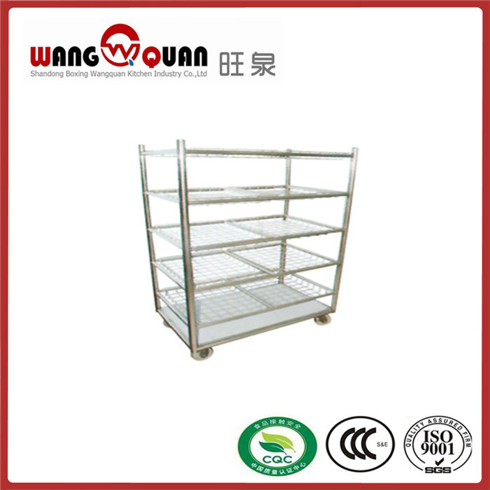 Standing Modular Wire Shelving with Wheel
