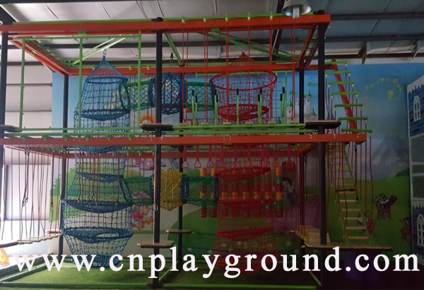 Soft Play Indoor Playground with Climber Castle Trampoline and Soft Adventure (HD-16SH02)