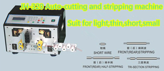 Jh-320 Automatic 4mm2 Wire Cable Cutting and Stripping Machine