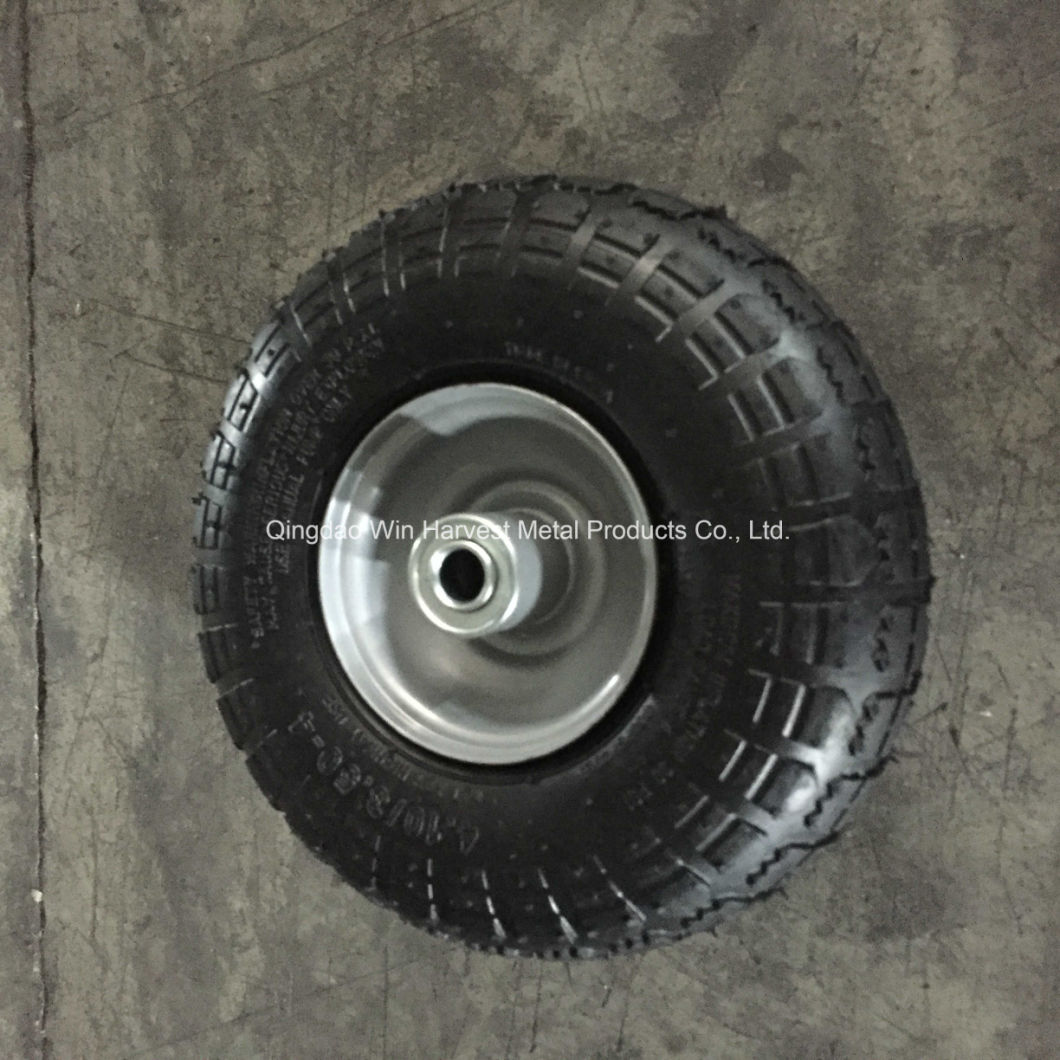 10 Inch 3.50-4 Pneumatic Rubber Wheel