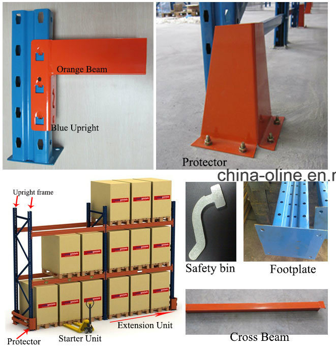 Warehouse Storage Pallet Racking Ce Approved