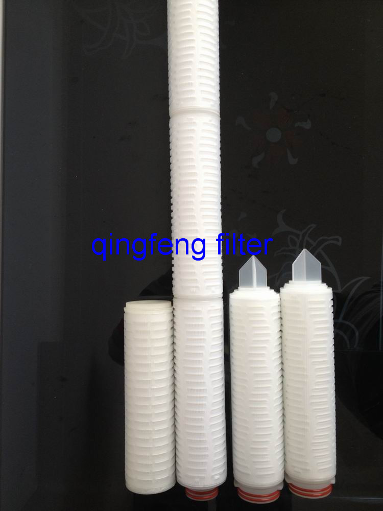 Cartucho de filtro plisado de membrana PES PES Membrane Pleated Filter Cartridge