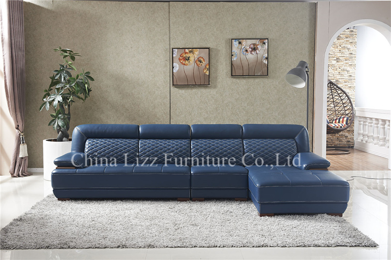 Modern Couch Italian Design L Shape Leather Sofa