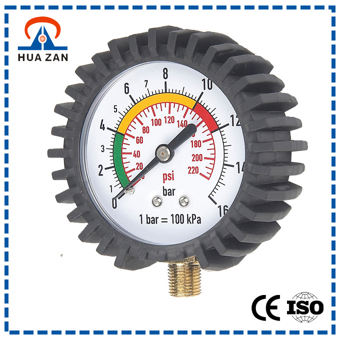 Rubber Booted Tyre Pressure Meter Wholesale Low Pressure Tire Gauge