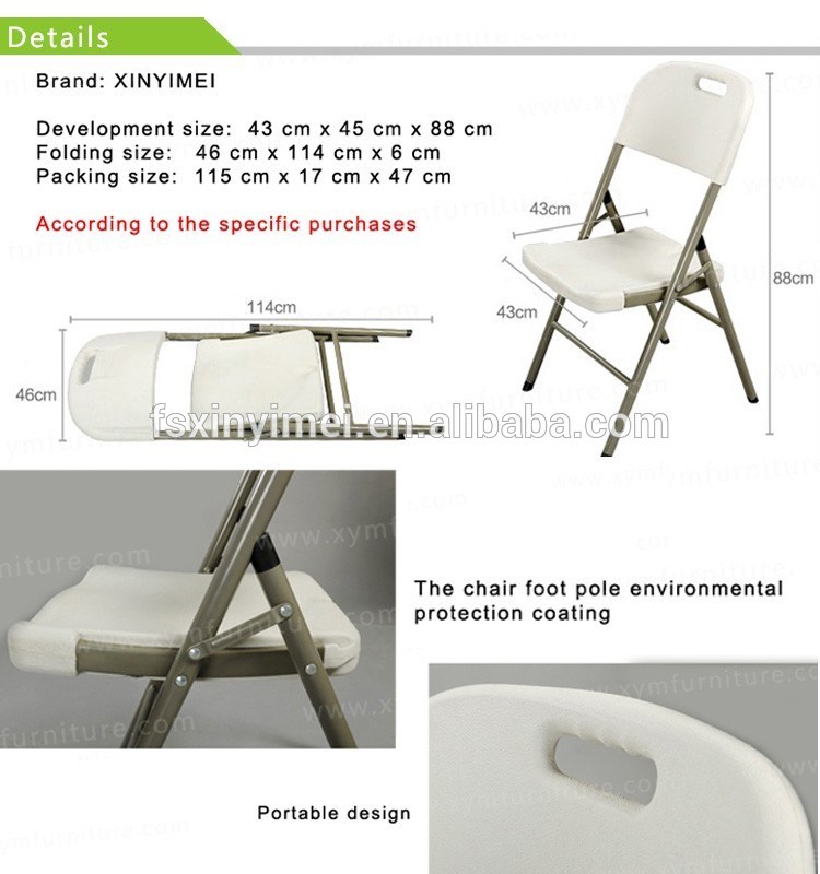 Outdoor Metal Folding Plastic Garden Chair (XYM-T100)